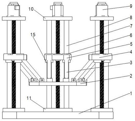 Three-degree-of-freedom displacement platform for ship