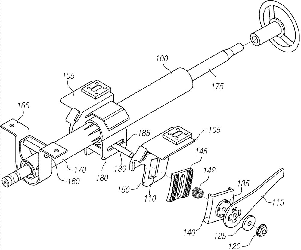 Steering column for vehicle