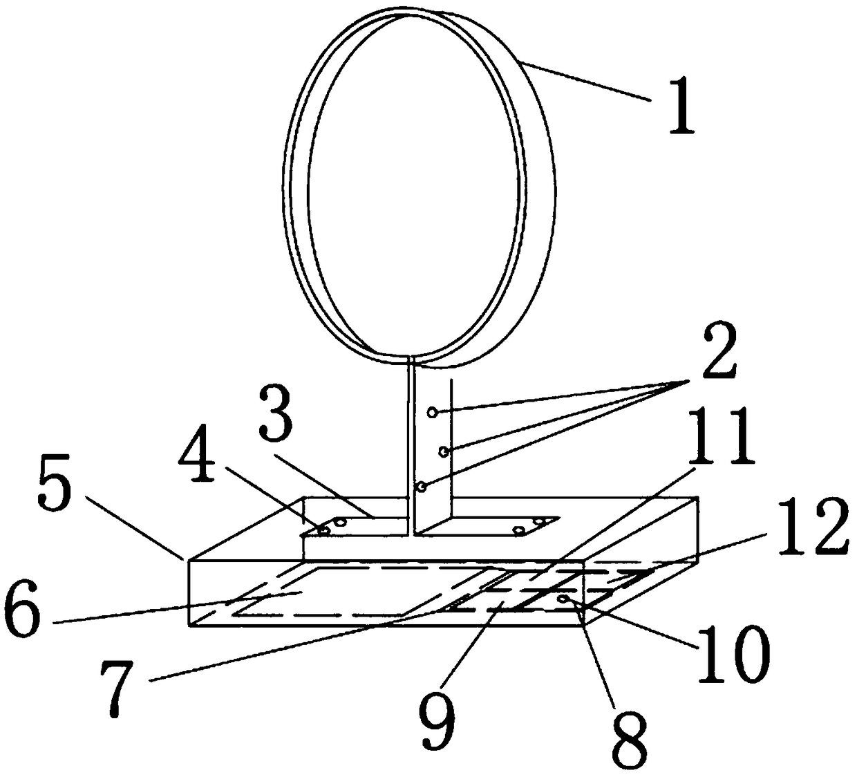 Miniature power transmission line galloping monitoring device based on CORS system