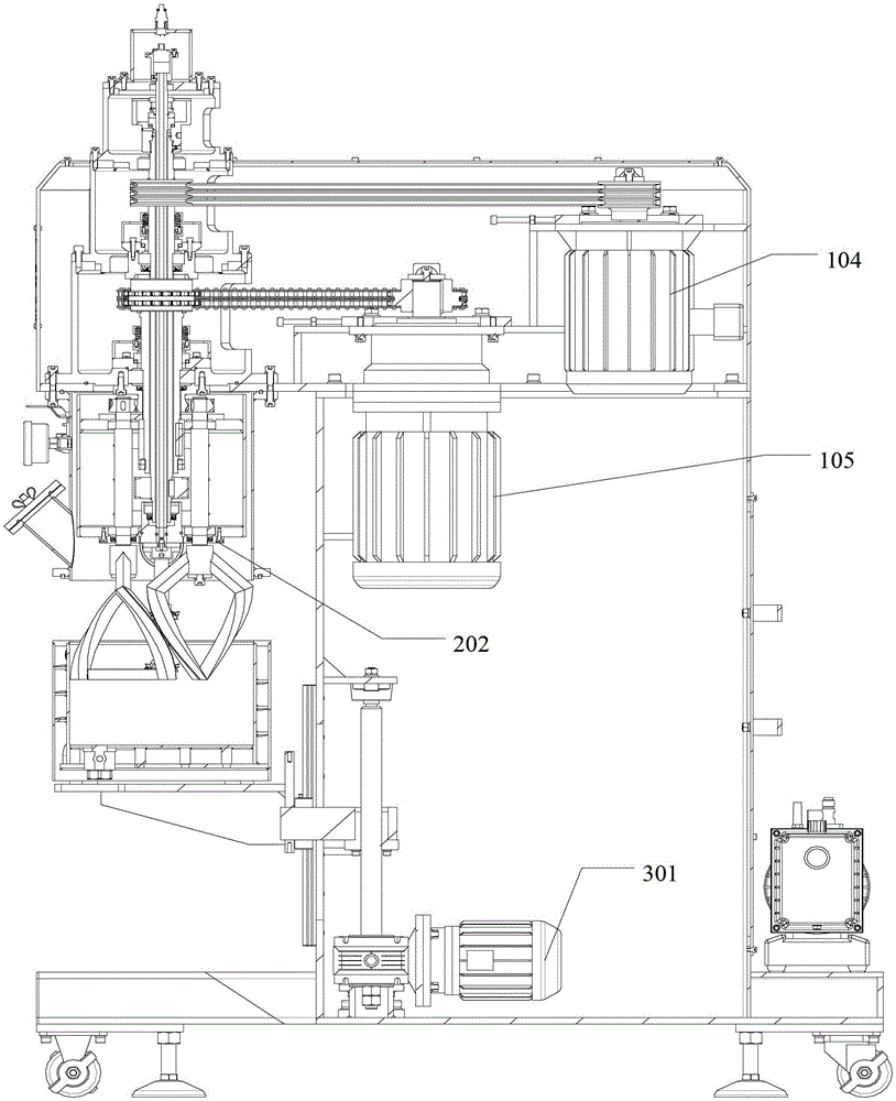 A double planetary mixer