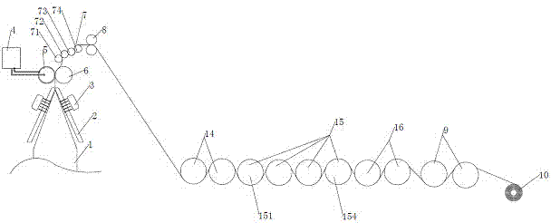 System for producing back sealing strips