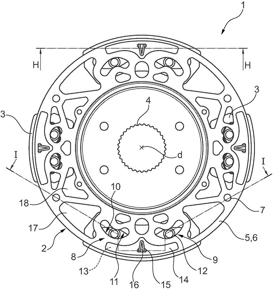 Centrifugal pendulum