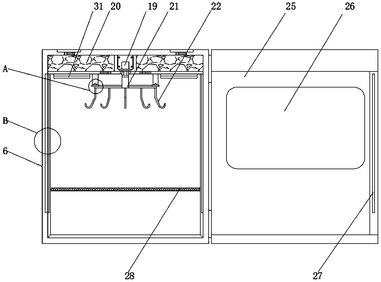 First-aid nursing article disinfection device with drying structure and use method