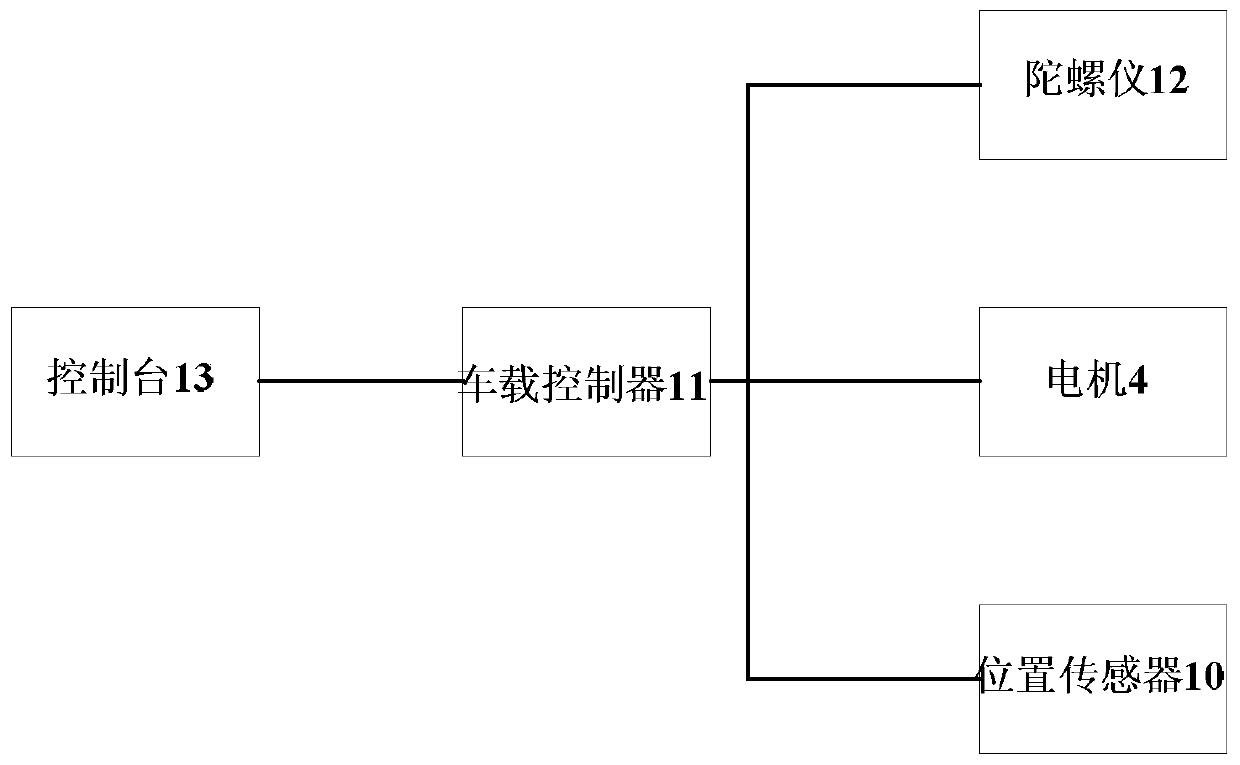 Electric automatic guided vehicle braking device and braking method