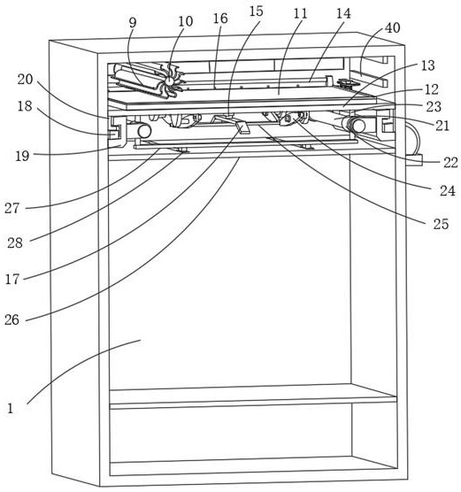 Automatic snow cleaning device for power equipment