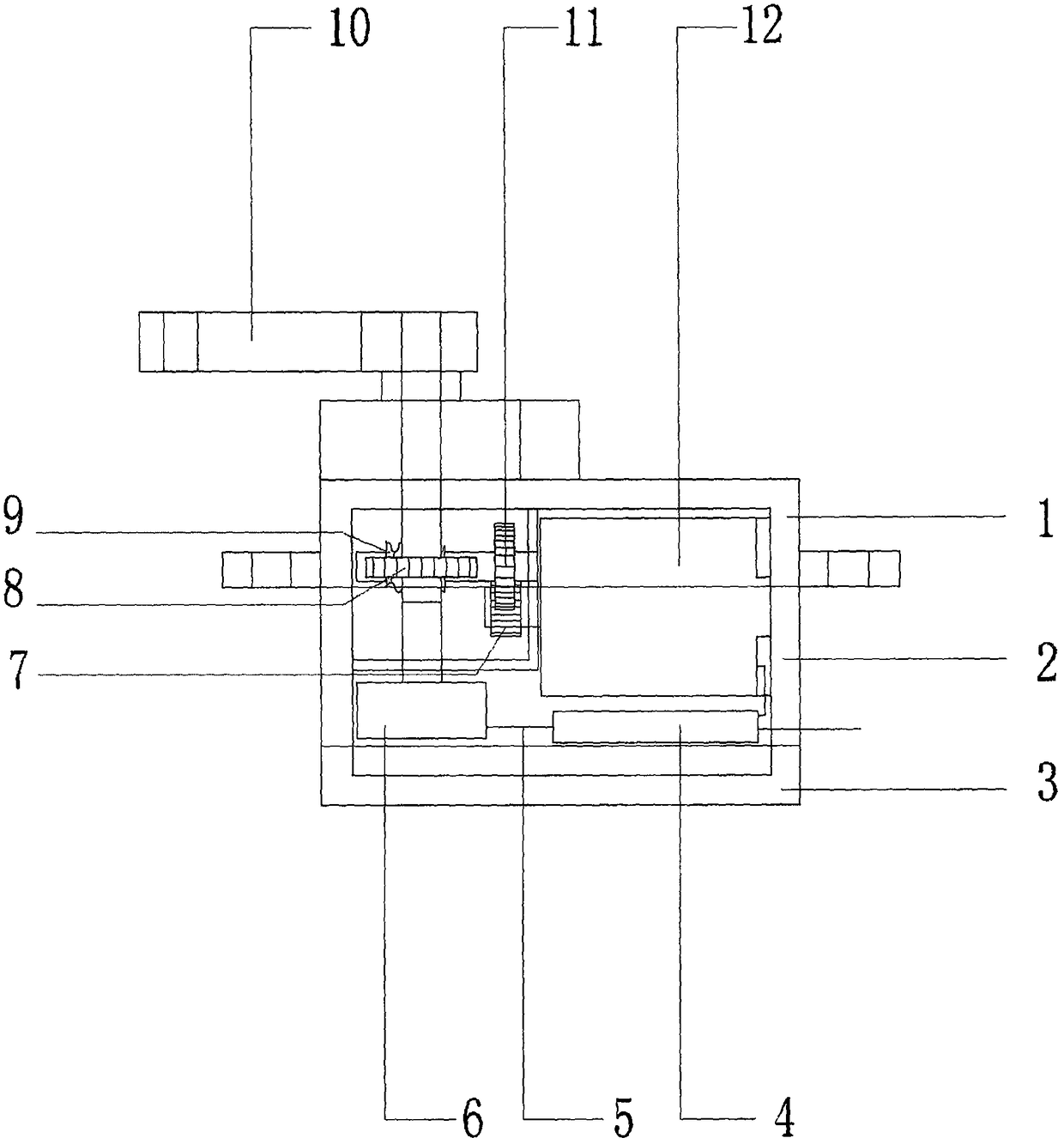 Large-torque self-locking steering engine