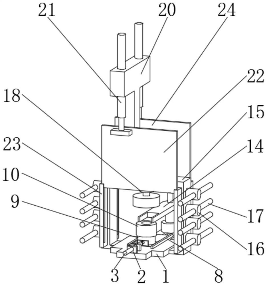 Knuckle forging die with double-layer bionic reinforcement