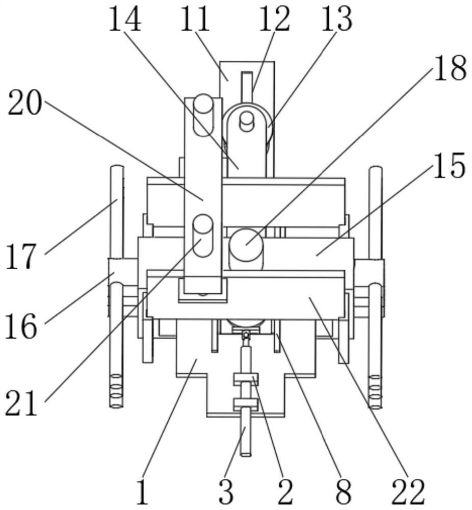 Knuckle forging die with double-layer bionic reinforcement