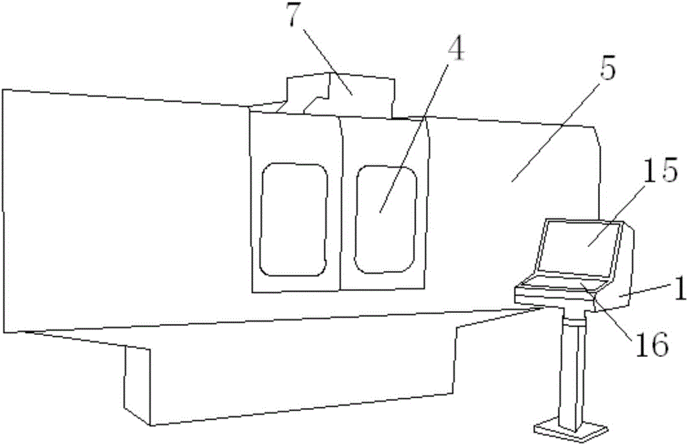 Numerical control extrusion screw tapping thread grinding machine