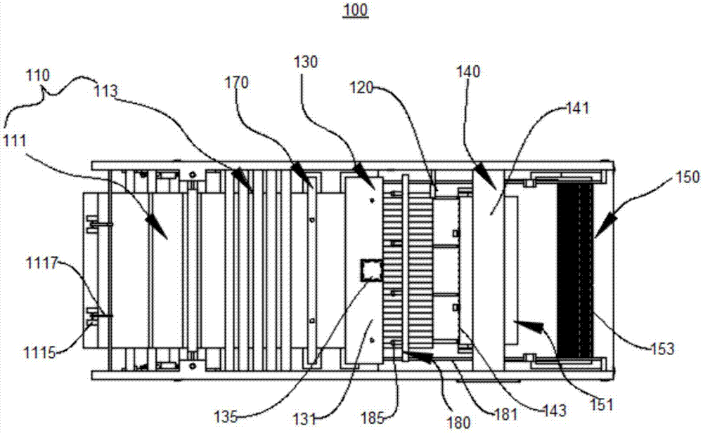 Film battery cutting device, film battery cutting system and method