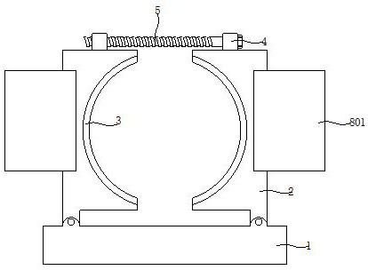 Efficient leakage-proof detection device for encryption ball valve production and manufacturing