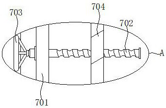 Efficient leakage-proof detection device for encryption ball valve production and manufacturing