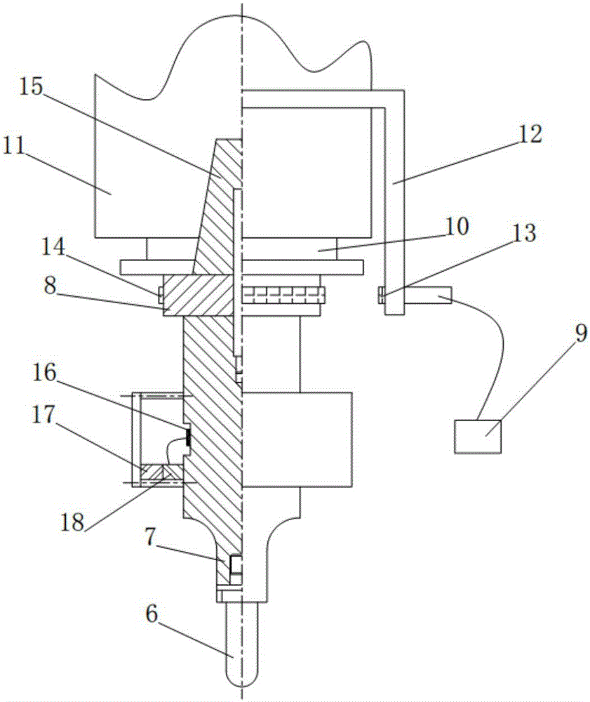 Rotary ultrasonic compound incremental forming device and method based on real-time feedback