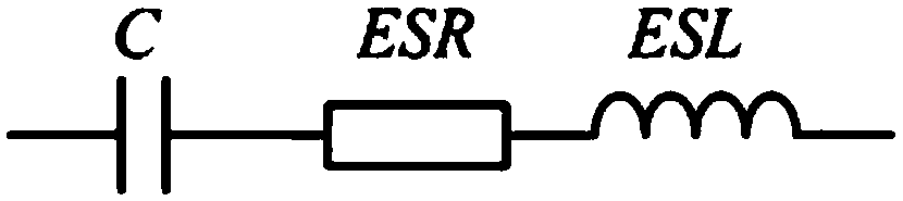 A DC bias characteristic test circuit and test method of a capacitor