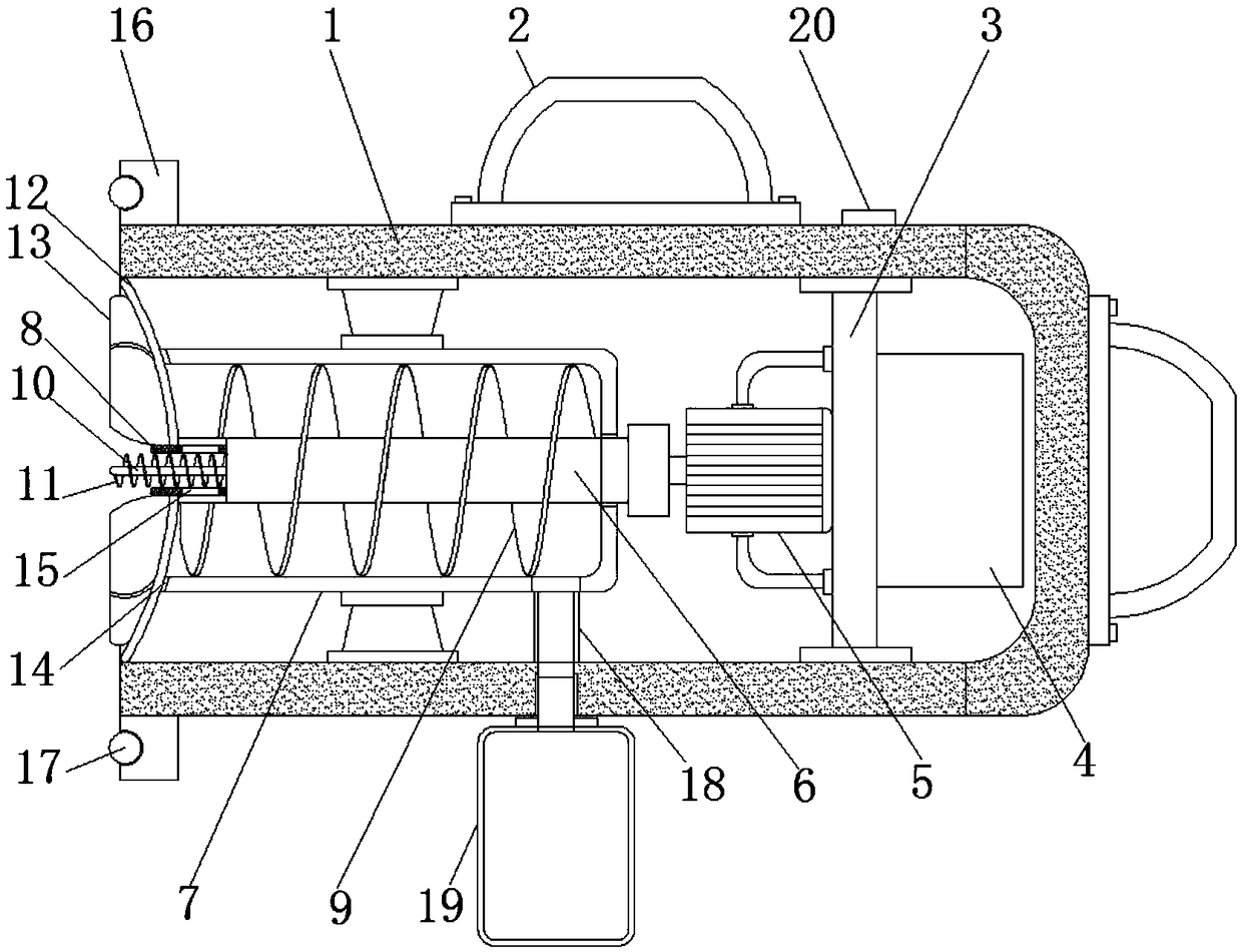 Hand-held preliminary scraping device for peeling paint off wall surface