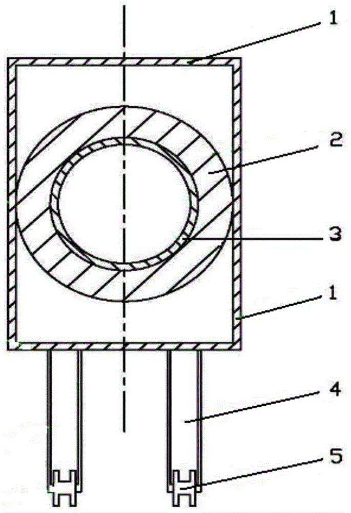 Mobile induction heating device and application thereof in dual-metal lining defect repair