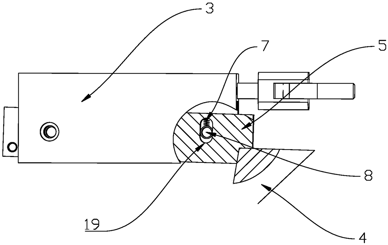 Small pneumatic stripping and cutting machine