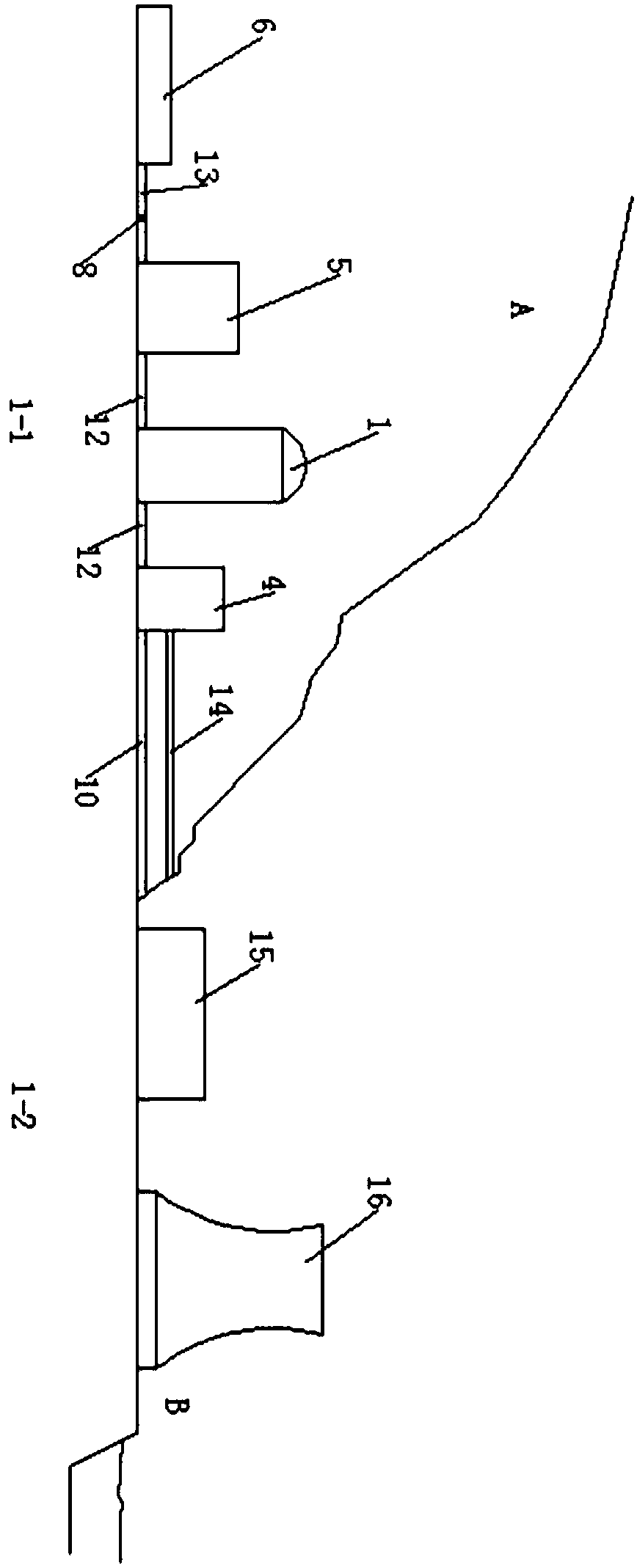 An underground nuclear power plant with a disposal site for low and intermediate radioactive waste