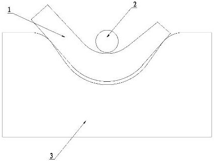 A kind of forging forming method of hook forging