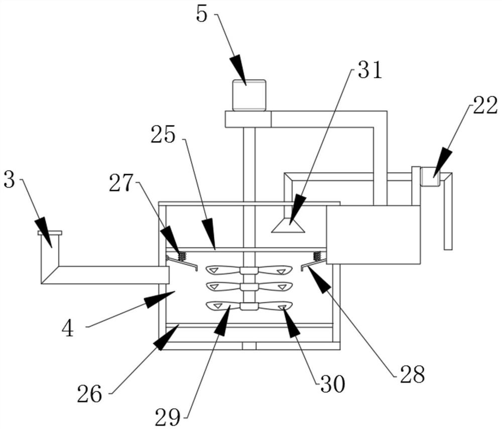 Rural sewage resource utilization and sewage treatment device