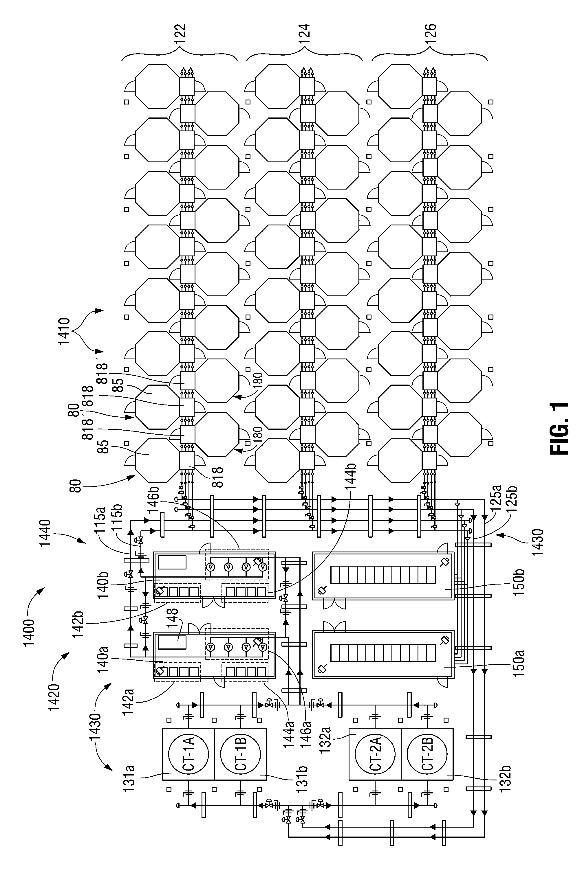 Space-saving high-density modular data systems and energy-efficient cooling systems