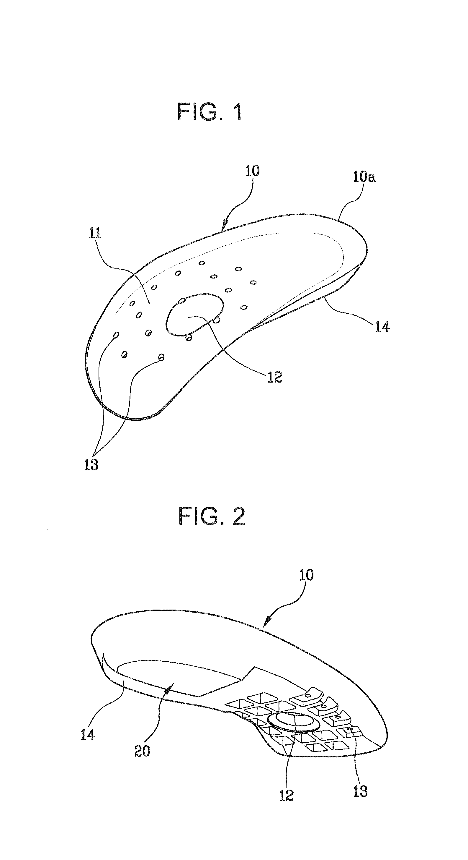 Shoe inserts for correction