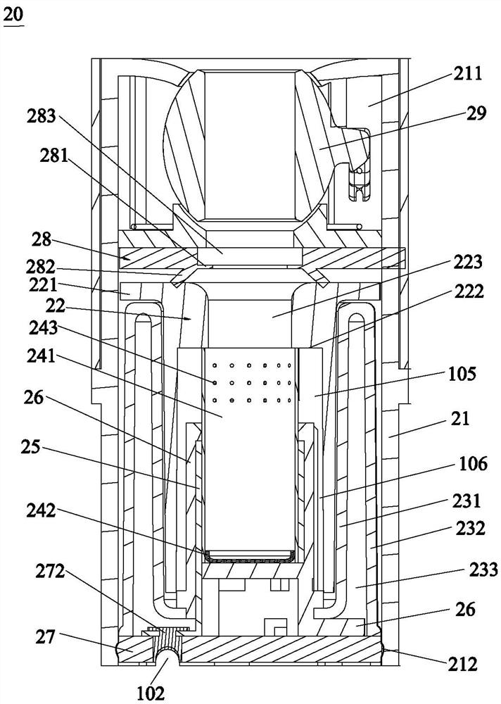 Surrounding heating and heat preservation energy-saving electronic cigarette and surrounding heating and heat preservation device