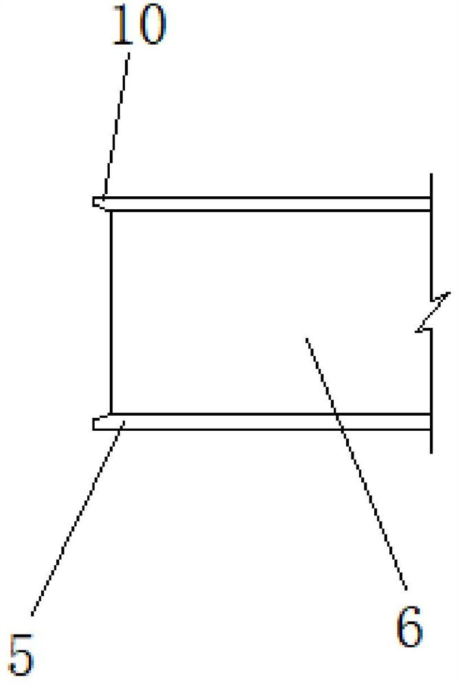 Butt-joint structure and butt-joint method for two plates with different thicknesses