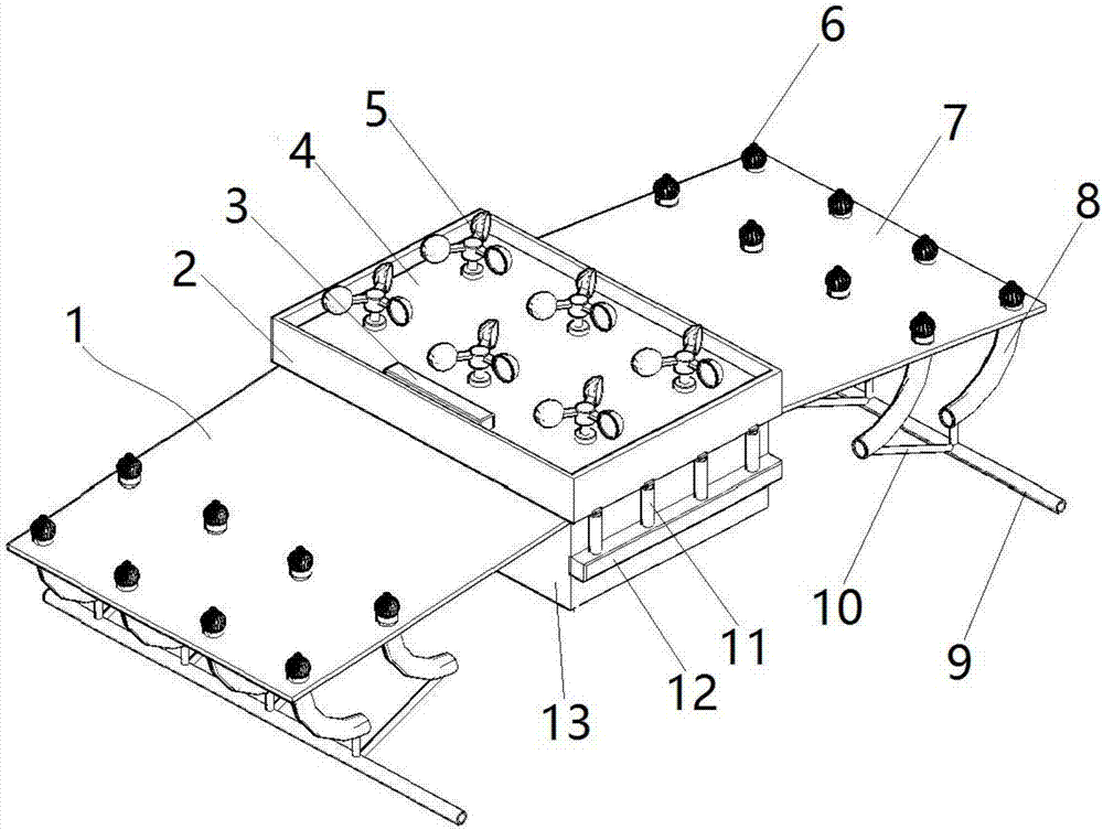 Roof unpowered fan set for livestock-raising pigsty