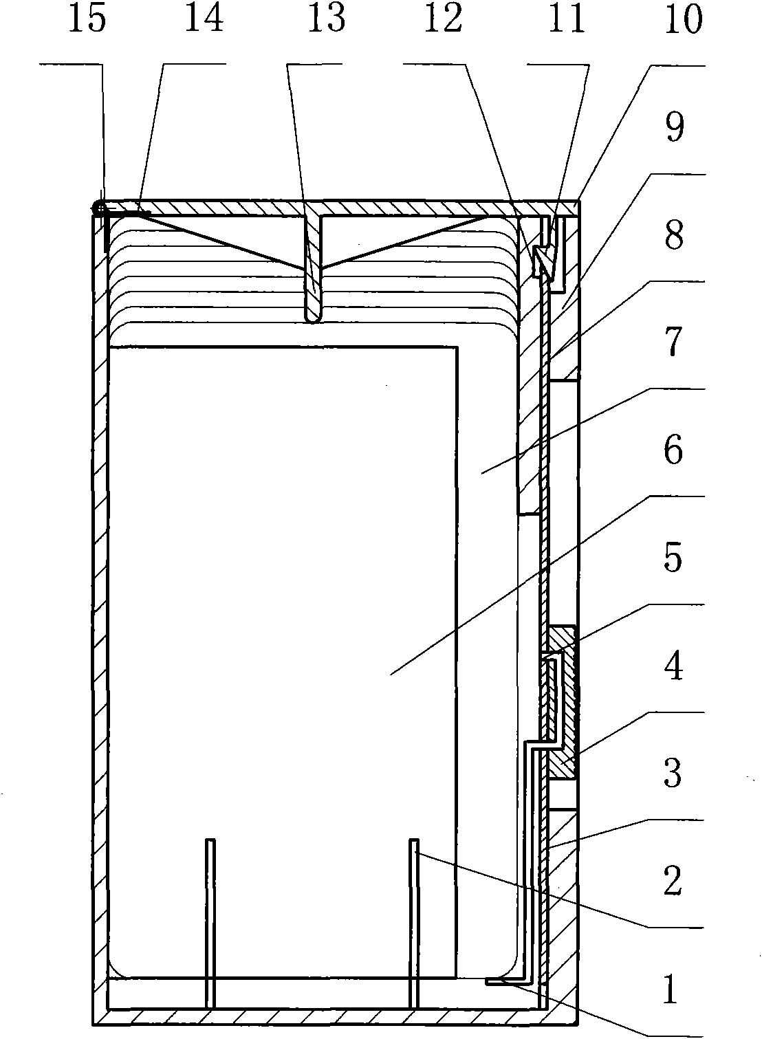 Magnetic card protector which can overlap and expand at vertical direction