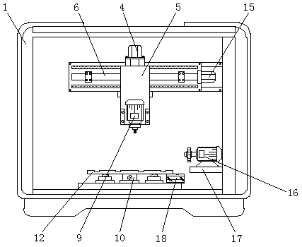 Numerical control machine tool capable of enabling workpiece to be installed conveniently and detecting pressure