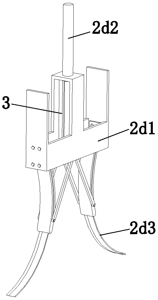 Wheat seedling root cutting apparatus