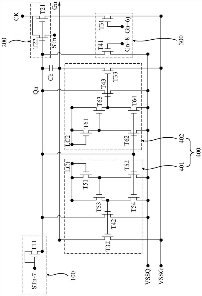 goa device and gate drive circuit