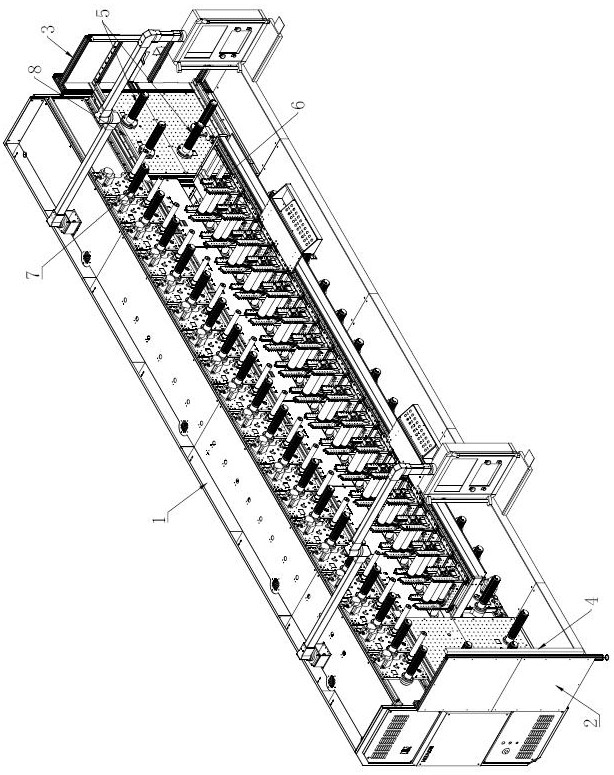 Portable safe material receiving device for circular knife die cutting equipment