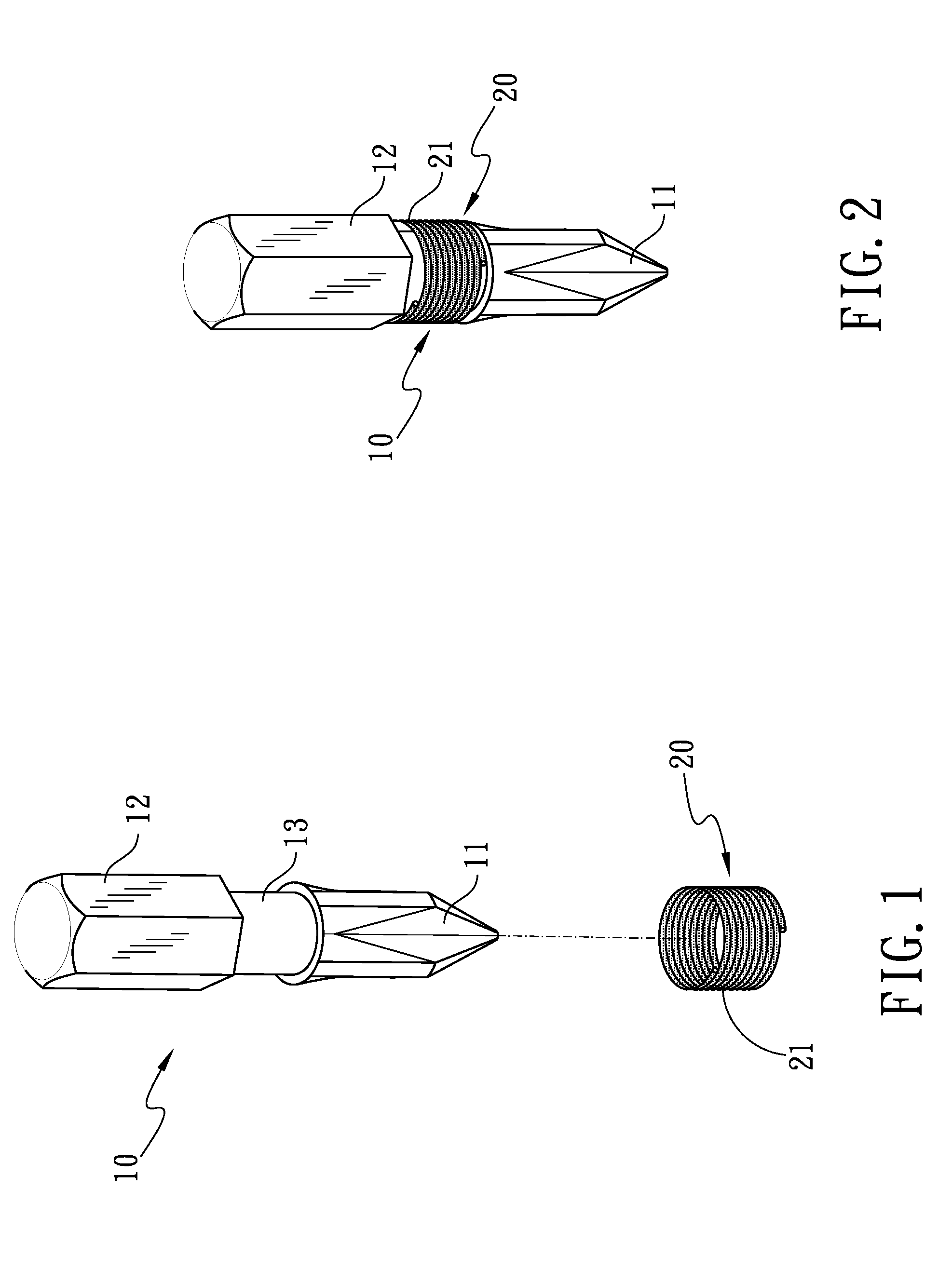 Rotary tool with an indicating coiled spring