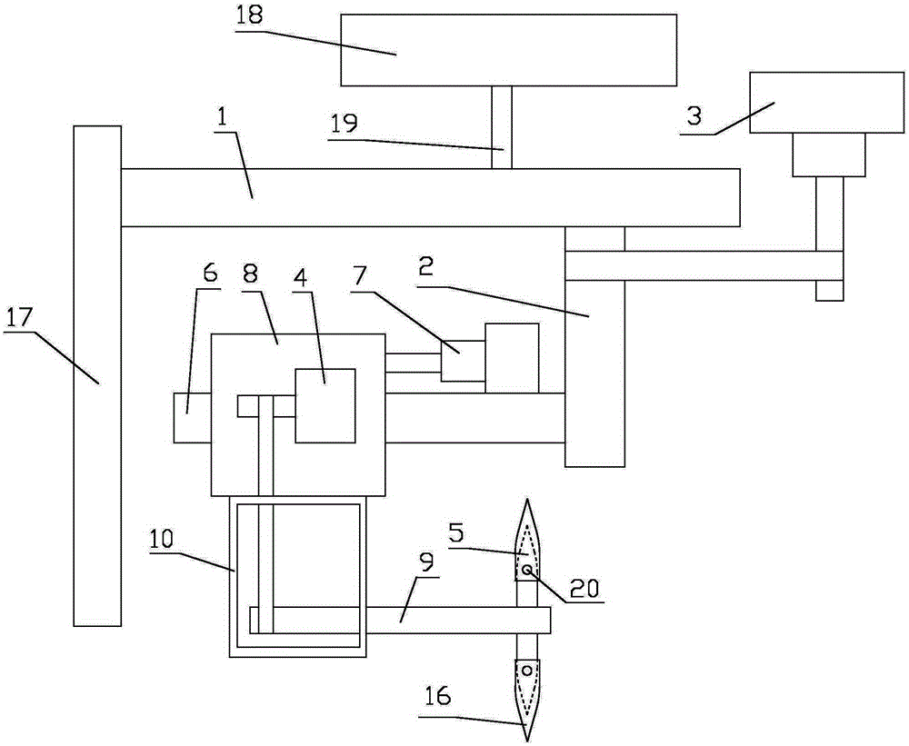 Submersible water impeller for sewage stirring