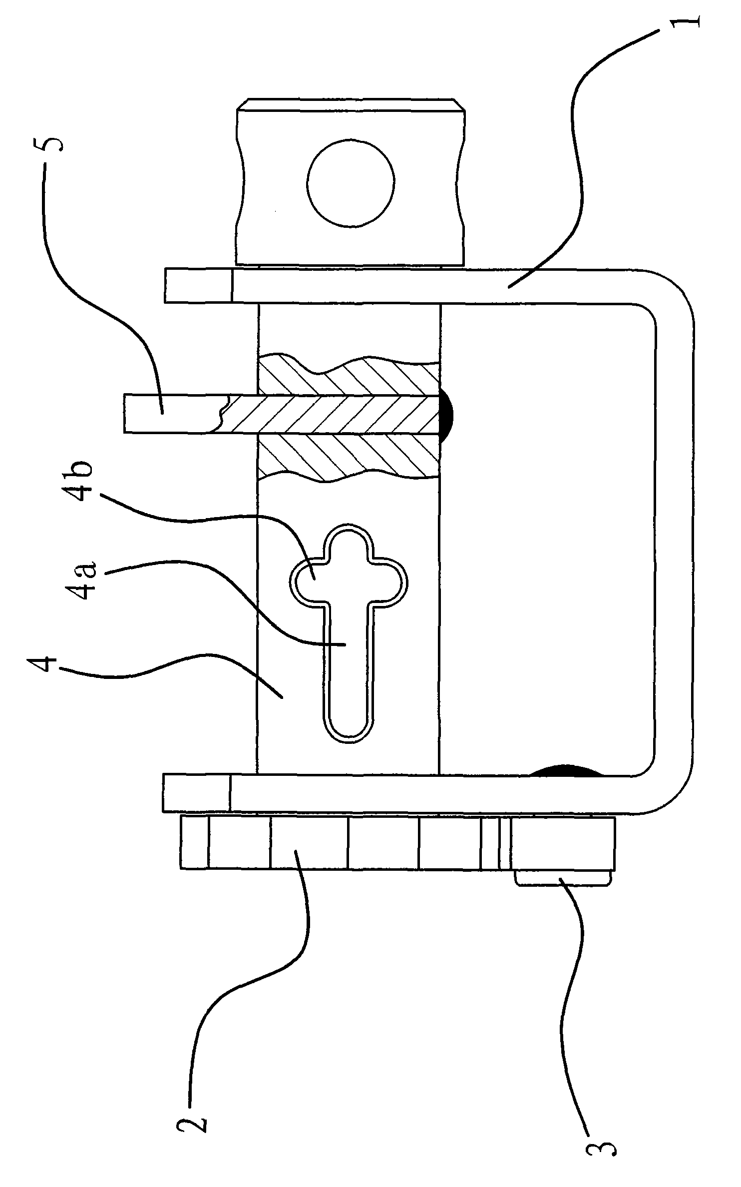 Winch band shaft