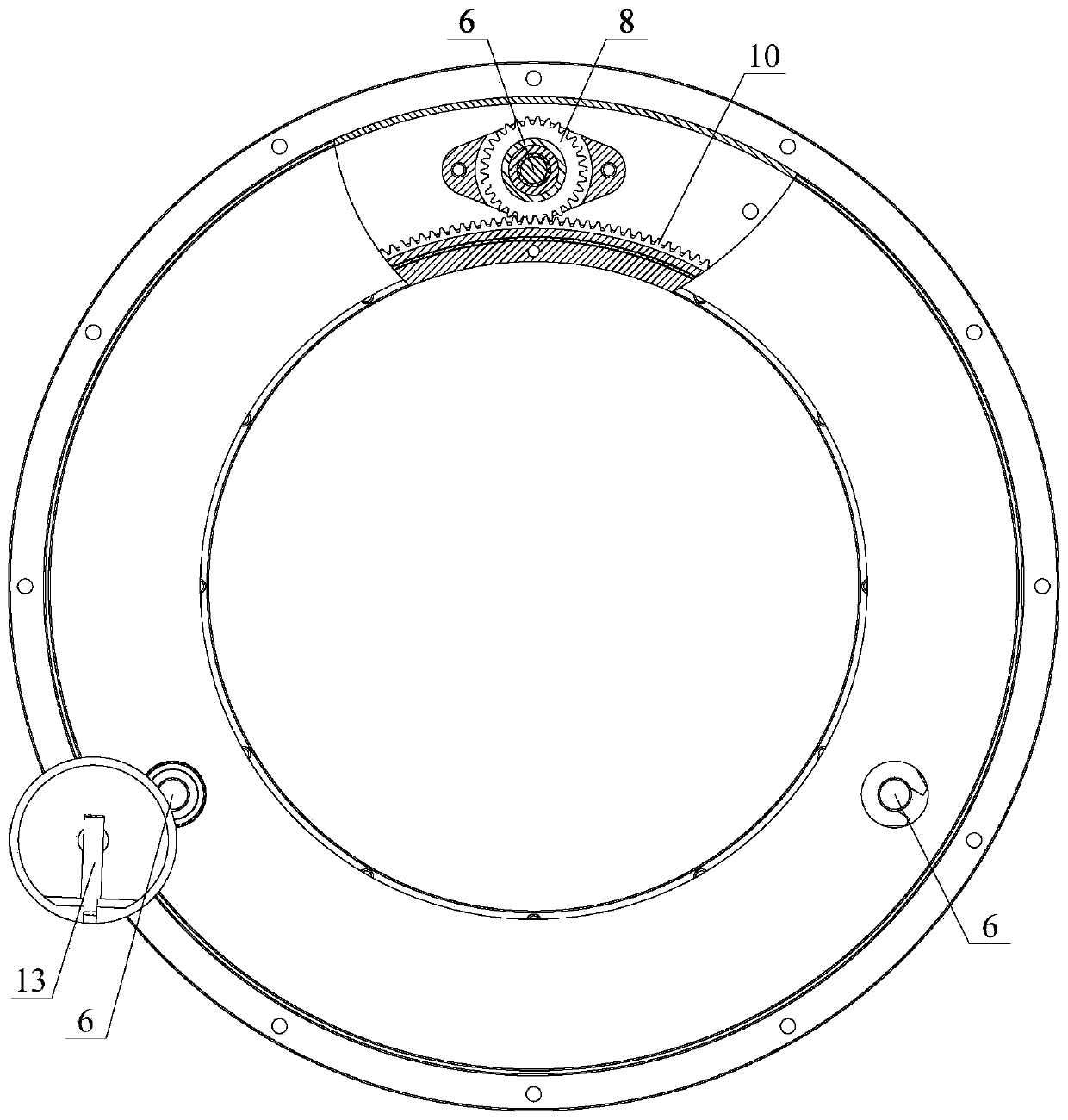 Belted layer attached drum with fast attachment diameter adjusting mechanism