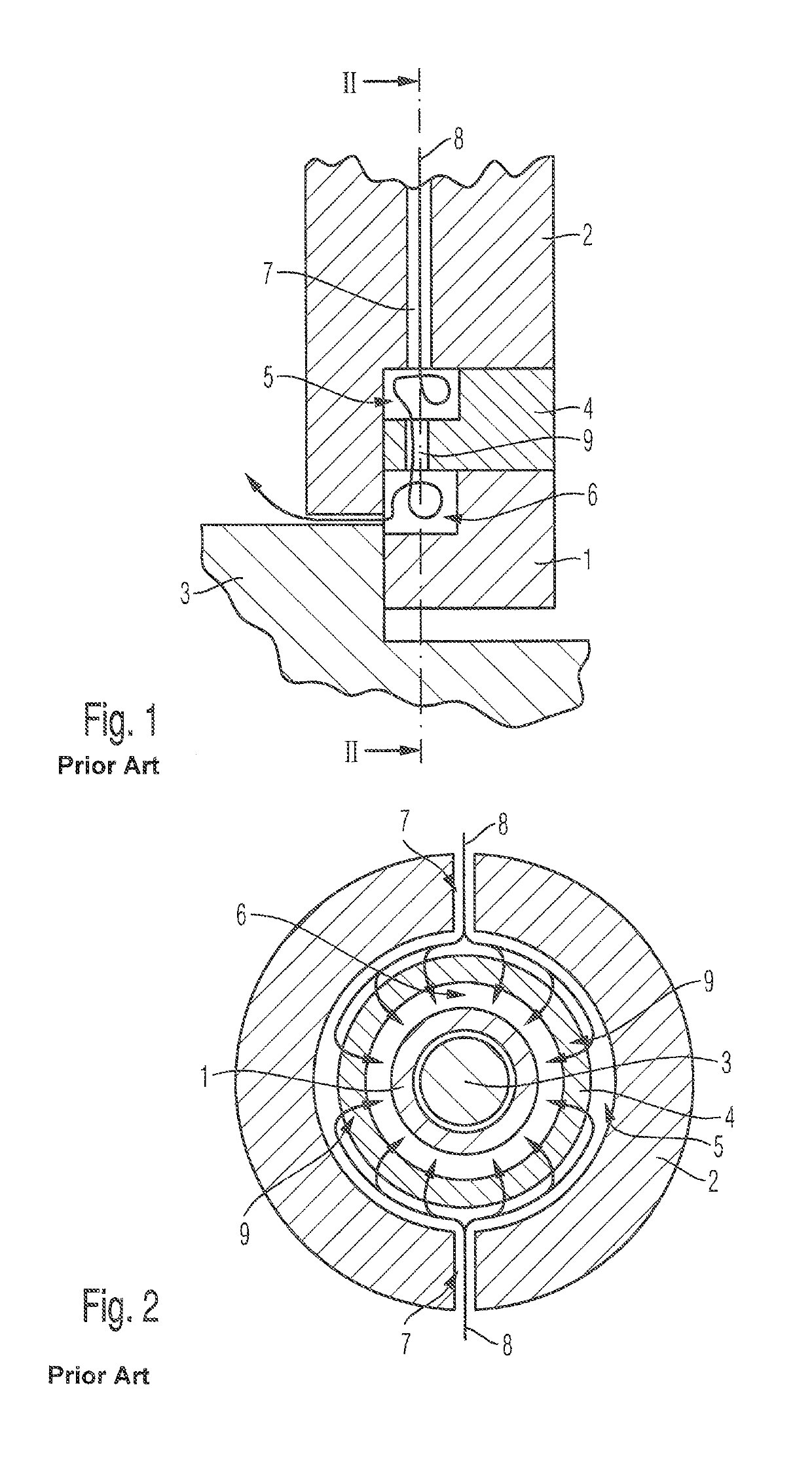 Fluid flow machine using a gaseous medium for temperature control of a dry gas seal