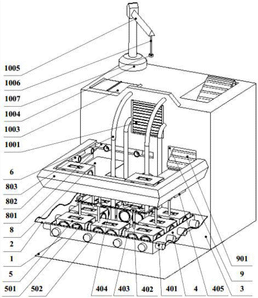 Combined modular stereoscopic warehouse