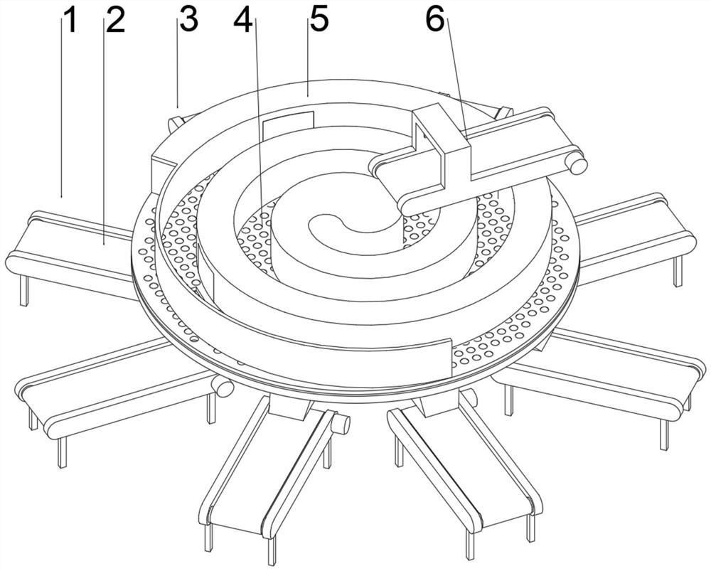 Intelligent logistics sorting device