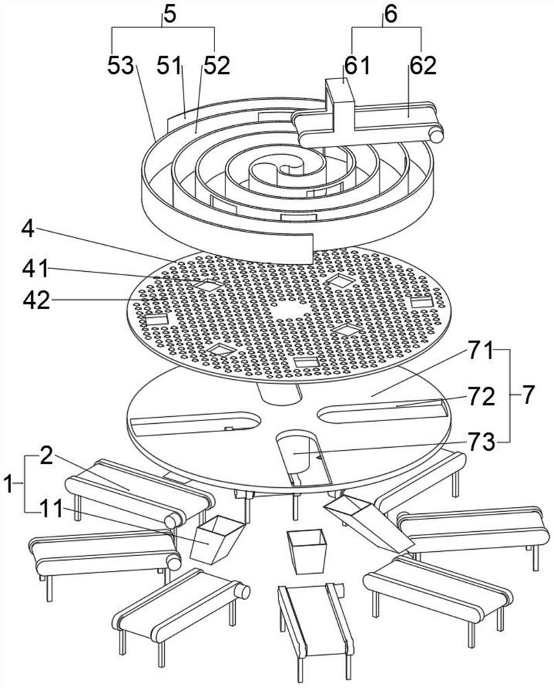 Intelligent logistics sorting device