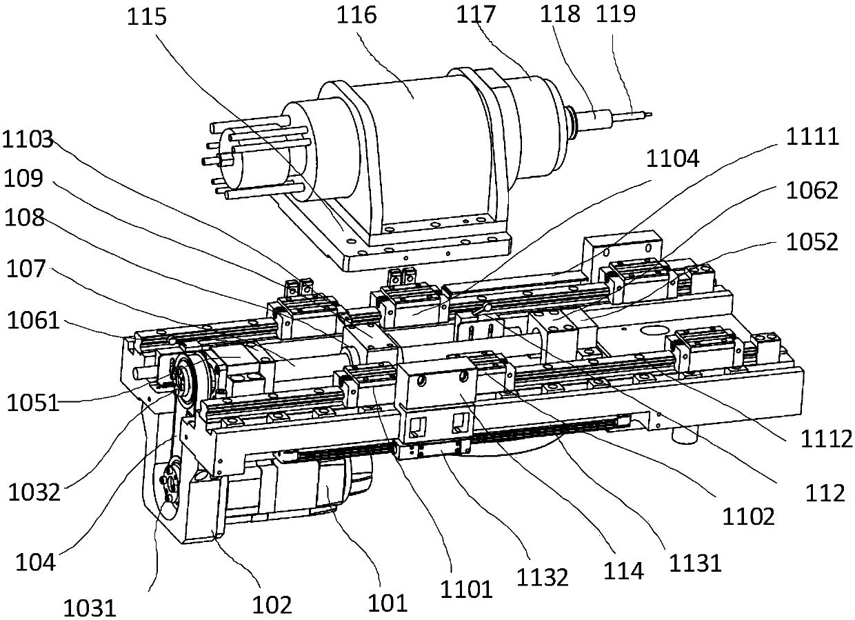 End executor used for high-precision drilling and dimpling of robot and measurement method