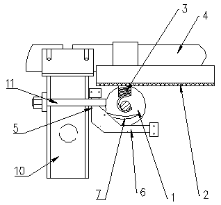 Spray dust suppression device along the belt