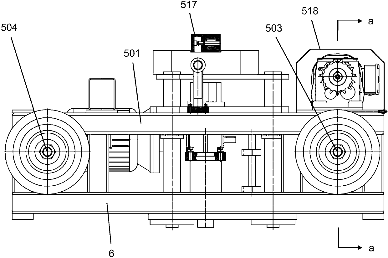 Load-uniformizing device for steel rail translation system