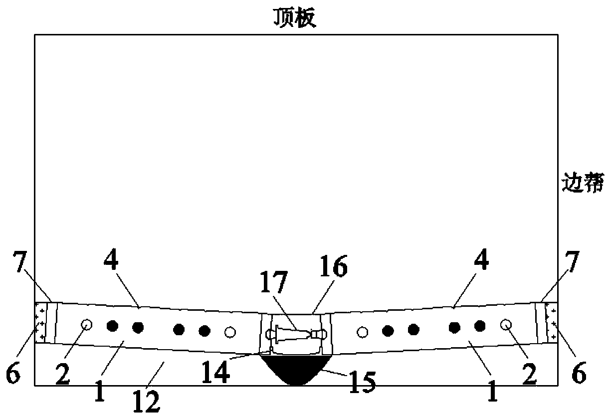 An artificial floor for preventing bottom heaving of soft rock roadway and its construction and maintenance method