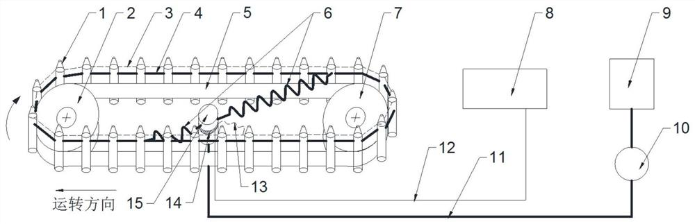 Circulating spinning device and application thereof in preparation of uniform nanofiber diaphragm