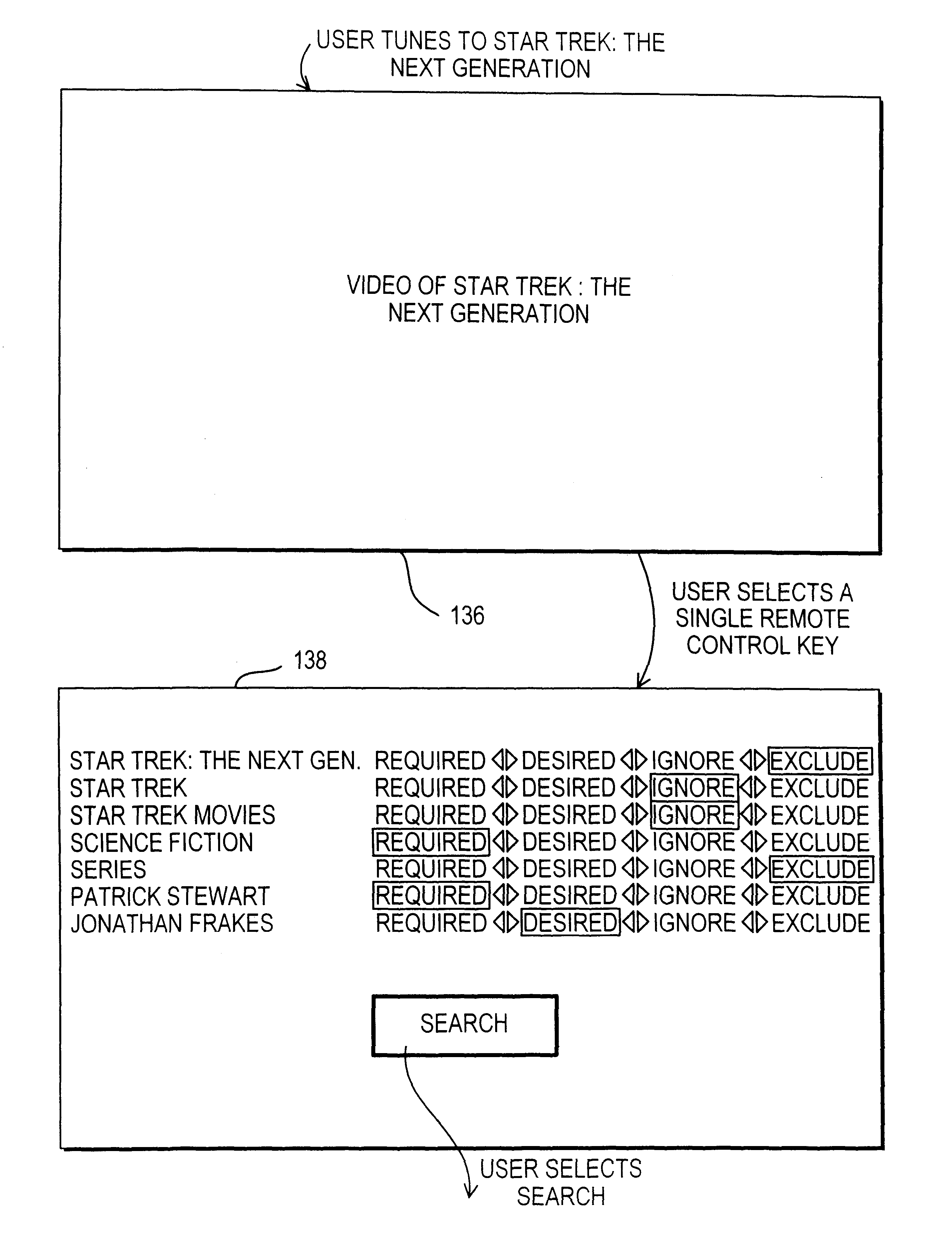 Electronic program guide with related-program search feature