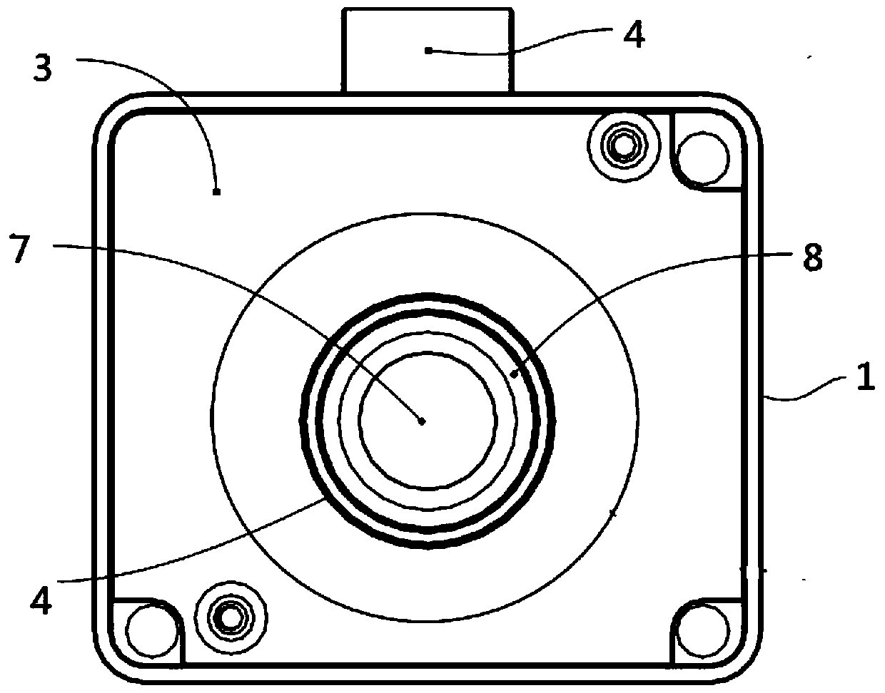 Fingerprint recognition cabinet lock