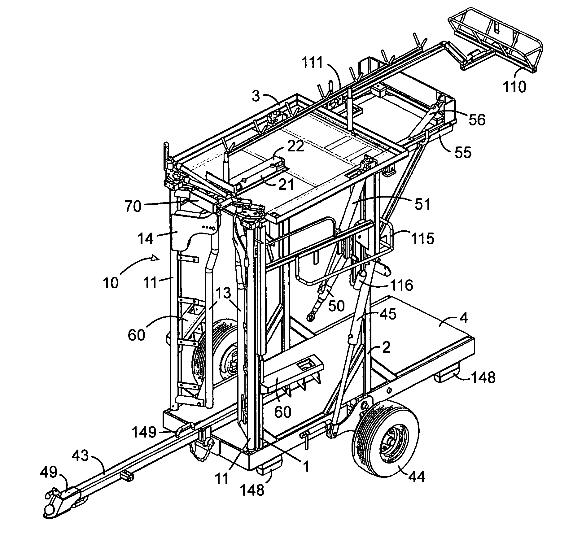 Hoof trimming stall